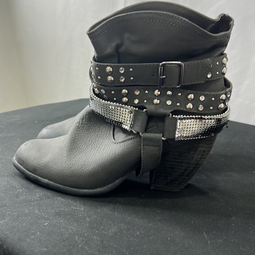 Studded ankle boots